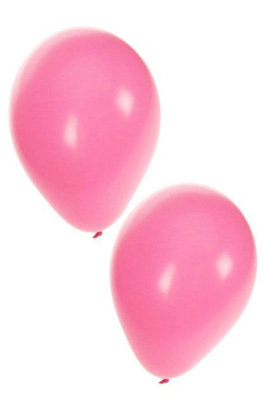 PartyXplosion Helium ballonnen 50 x baby roze nr 10