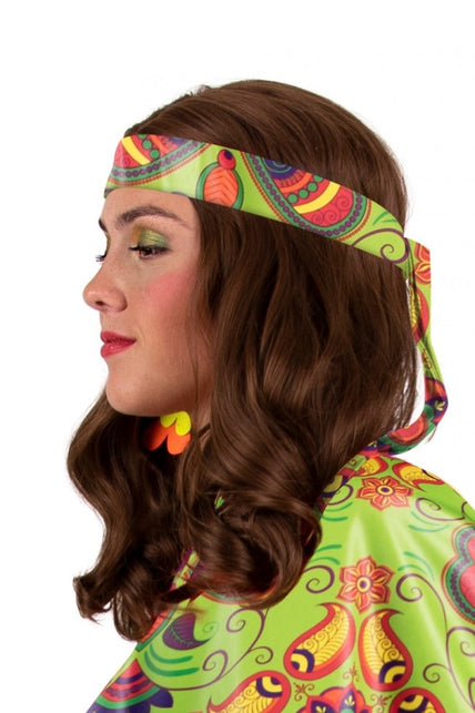PartyXplosion Hippie hoofdband Paisley