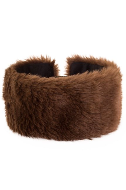 PartyXplosion Hoofdband pluche bruin