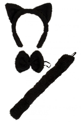 PartyXplosion Katten oren met staart en strik