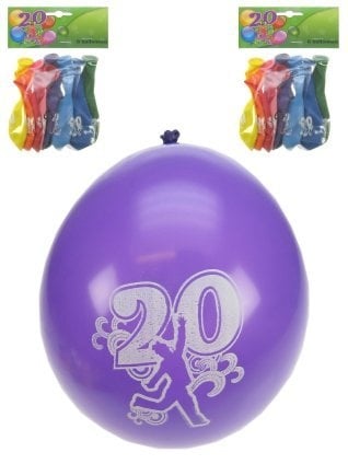 PartyXplosion Leeftijd ballonnen 20 jaar