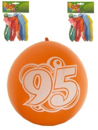 PartyXplosion Leeftijd ballonnen 95 jaar