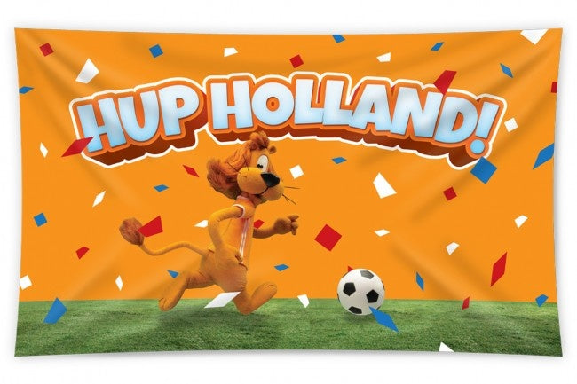 PartyXplosion Loeki gevelvlag oranje