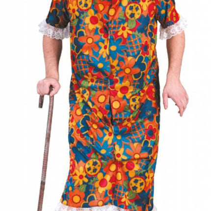 PartyXplosion Oma kostuum de exhibitionist naaktpak