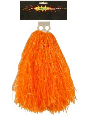 PartyXplosion Pom pom Cheerleader ringgreep oranje