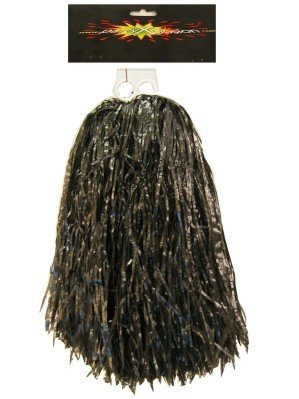 PartyXplosion Pom pom Cheerleader ringgreep zwart