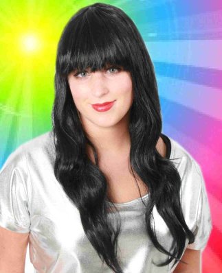 PartyXplosion Pruik sensation longstyle zwart