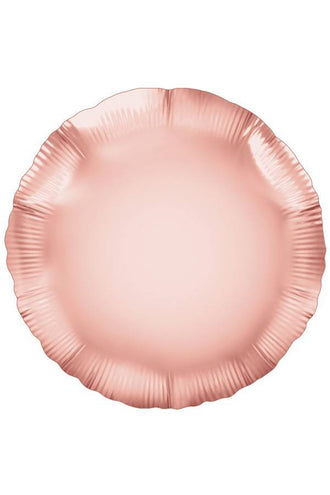 PartyXplosion Ronde folie ballon roze goud  nr. 18 45.7cm