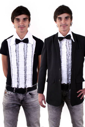 PartyXplosion Rouche hemd voor onder colbert