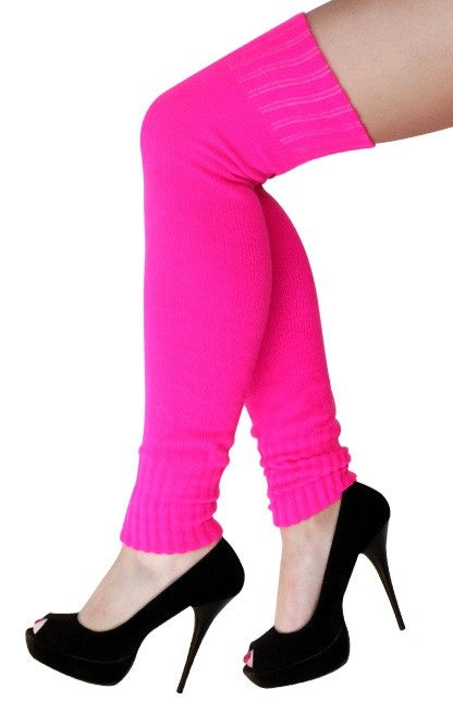 PartyXplosion Roze knee-over beenwarmers  pink