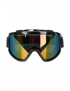 PartyXplosion Skibril zwart UV-bescherming comfortabele pasvorm