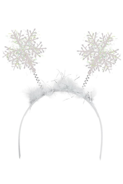 PartyXplosion Sneeuwvlok diadeem goedkoop