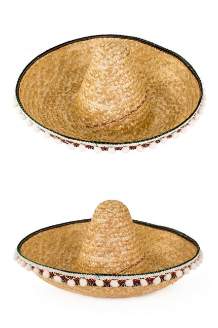 PartyXplosion Sombrero luxe 45 cm met balletjes