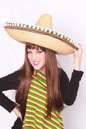 PartyXplosion Sombrero luxe 45 cm met balletjes