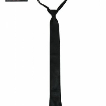 PartyXplosion Stropdas zwart smal