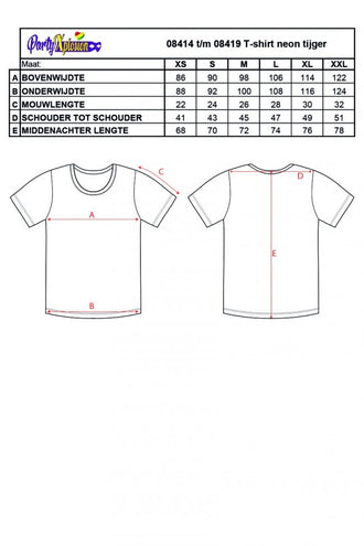 PartyXplosion T-shirt neon panter