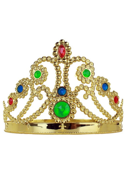 PartyXplosion Tiara verstelbaar goud