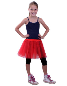 PartyXplosion Tule rokje Demi kids rood