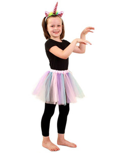 PartyXplosion Tule rokje pastel unicorn kids