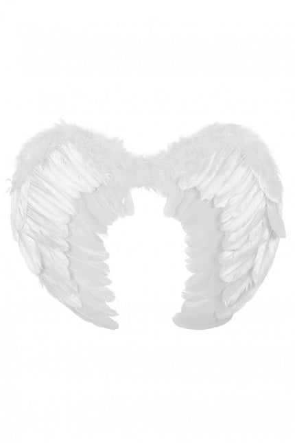PartyXplosion Veren vleugels wit luxe