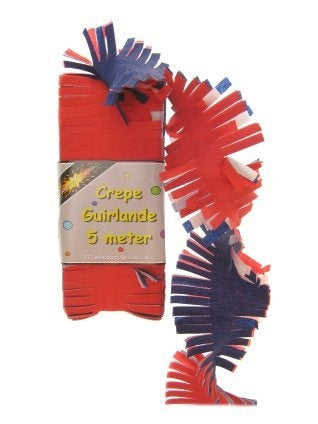 PartyXplosion Versierslingers kleur: Rood/wit/blauw