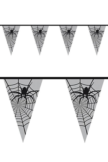 PartyXplosion Vlaggenlijn spin 6 meter