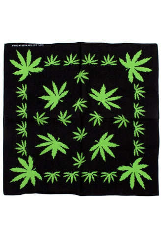 PartyXplosion Zakdoek wietblad 56 x 56 cm.