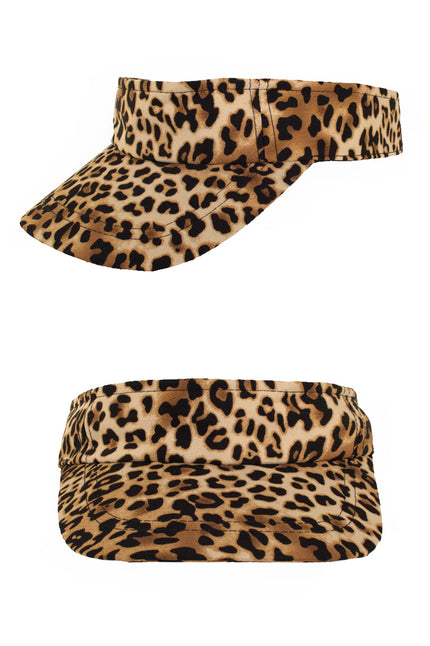 PartyXplosion Zonneklep panter stof