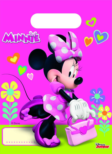 Procos Uitdeelzakjes kinderfeest Minnie Happy Helpers 6 stuks
