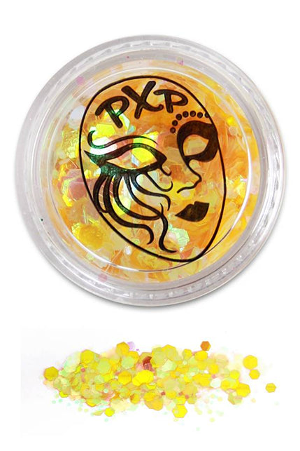 PXP Professional Colours Grove schmink glitters citroengeel