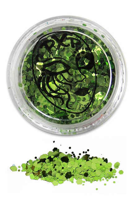 PXP Professional Colours Grove schmink  Glitters Tropisch groen