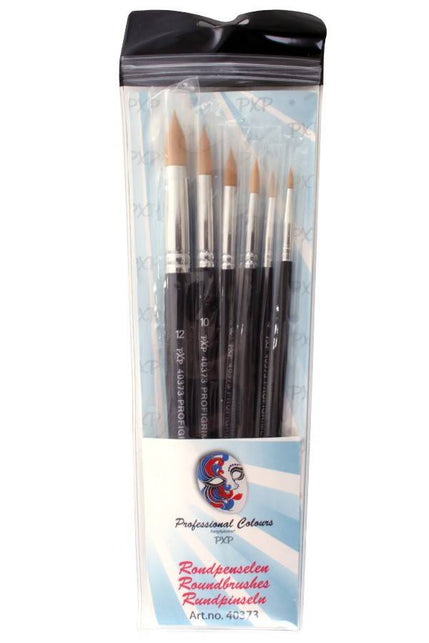 PXP Professional Colours PXP Ronde penselen set Round profigrime