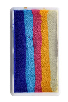 PXP Professional Colours Splitcake donker blauw-blauw-roze-oranje-wit 28gram