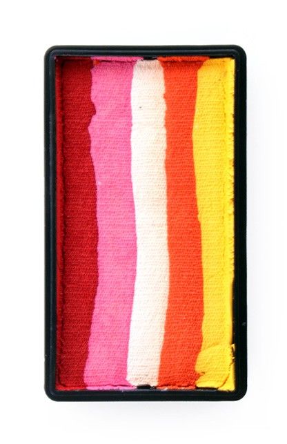 PXP Professional Colours Splitcake rood-roze-wit-oranje-geel 28gram