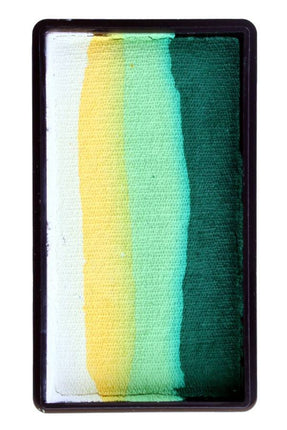 PXP Professional Colours Splitcake wit-geel-lime-donker groen 28gram