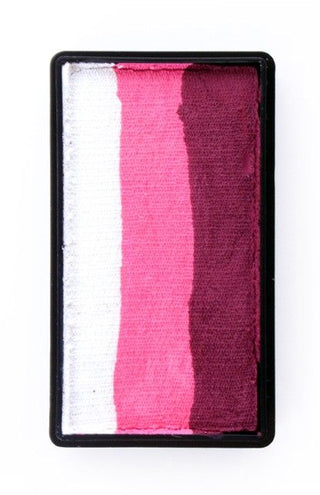 PXP Professional Colours Splitcake wit-roze-donker rood28gram