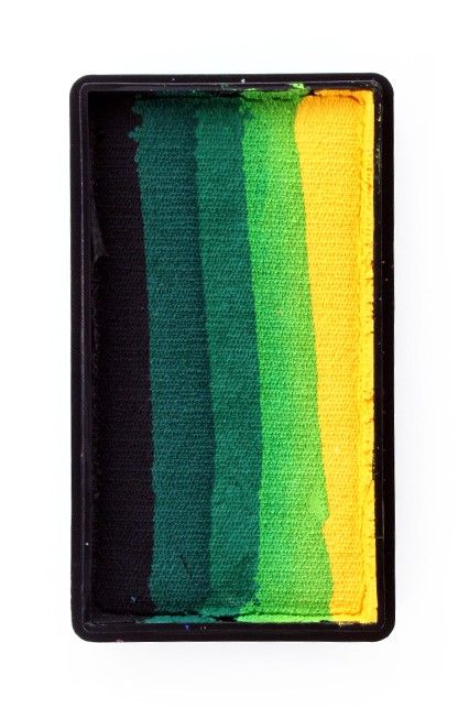 PXP Professional Colours Splitcake zwart-groen tinten-geel 28gram