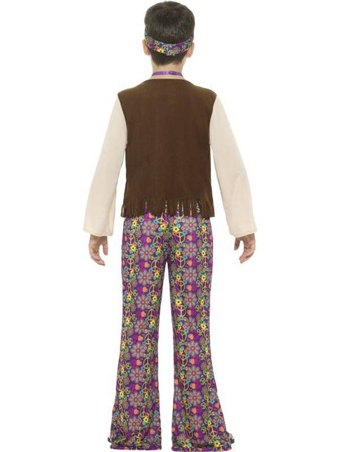 Smiffys Hippie kostuum jongen 116 - 128cm