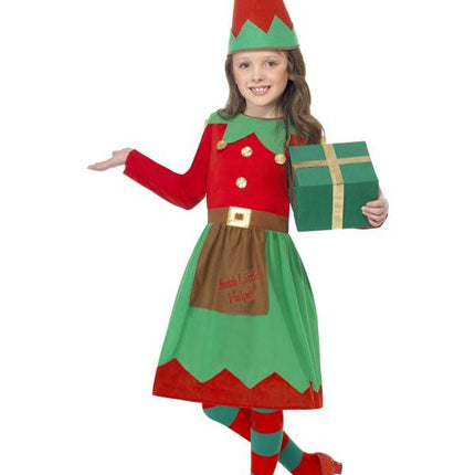Smiffys Kerst elf pak meisje Elsa