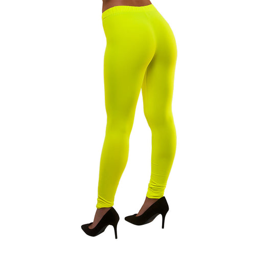 Wicked Costumes 80's Neon gele legging Maud