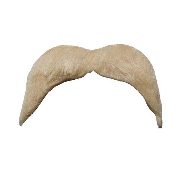 Wicked Costumes Blonde snor 70-jaren stijl