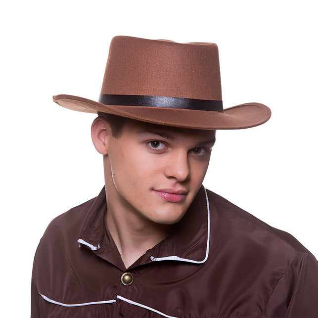 Wicked Costumes Bruine cowboy hoed Wesley