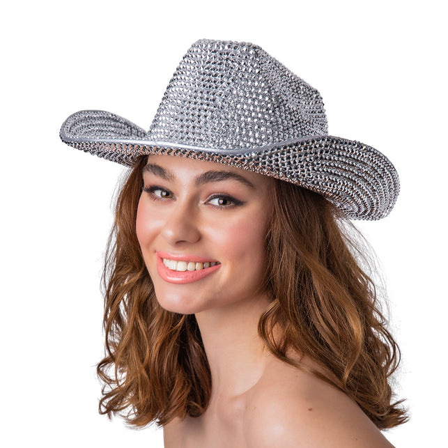 Wicked Costumes Cowboyhoed met kristallen Manon