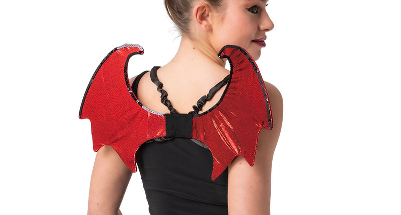 Wicked Costumes Duivel vleugels rood Lili