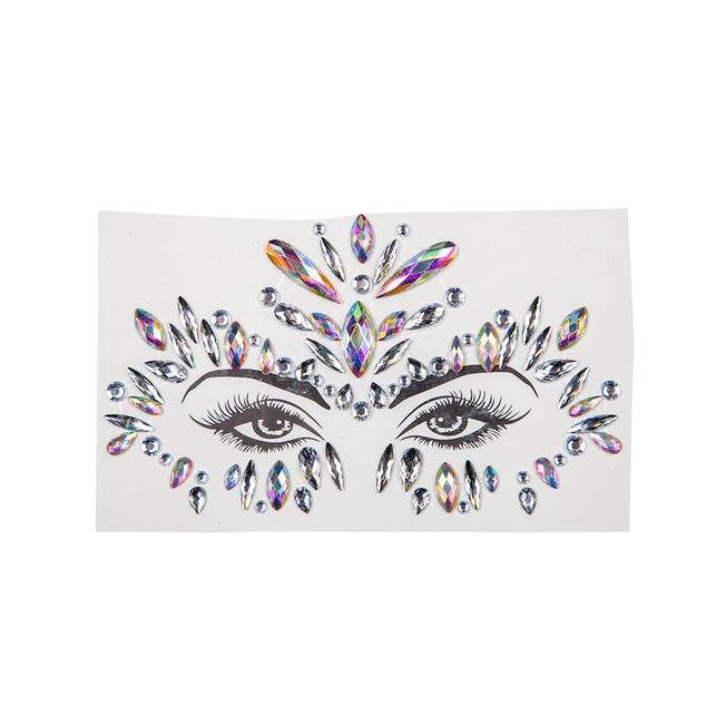 Wicked Costumes Gezichts juwelen Sparkle