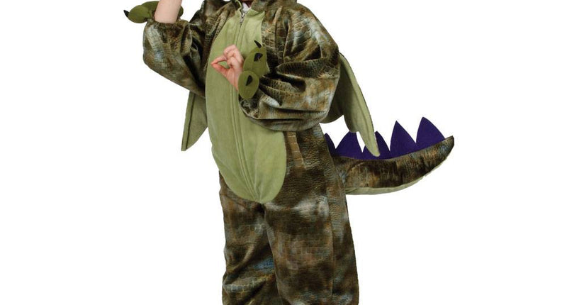 Wicked Costumes Groen dinosaurus pak