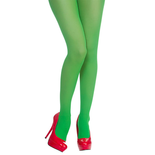 Wicked Costumes Groene kerst elf panty