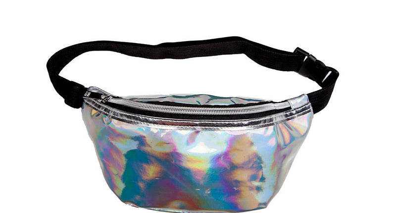 Wicked Costumes Heuptasje disco holografische zilver