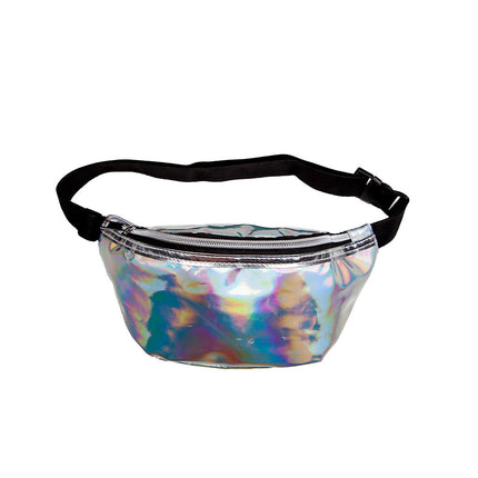 Wicked Costumes Heuptasje disco holografische zilver