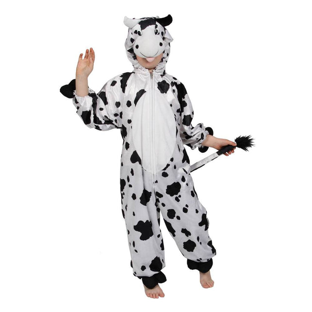 Wicked Costumes Koeienpak wit/zwart